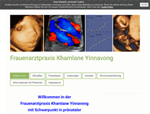 Tablet Screenshot of frauenarztpraxis-khamlane-yinnavong.de